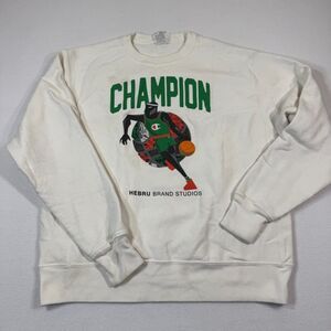 Champion Reverse Weave Sweatshirt Men L  Hebru Brand Studio Basketball Y2k